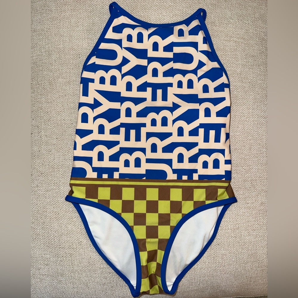 Girl's Sandie Logo One-Piece Swimsuit